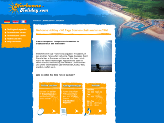 narbonne-holiday.com website preview