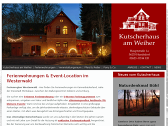 ferienwohnung-kutscherhaus.de website preview