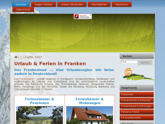 ferien-in-franken.com website preview