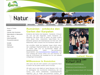 rumaenien-tourismus.de website preview