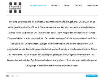 frames-filmproduktion.de website preview