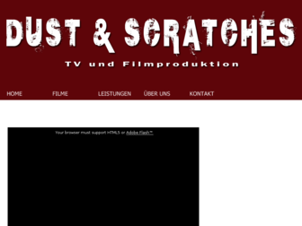 dustandscratches.de website preview
