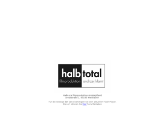 halbtotalfilm.de website preview