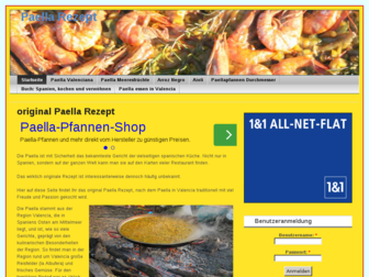 paella-rezept.de website preview