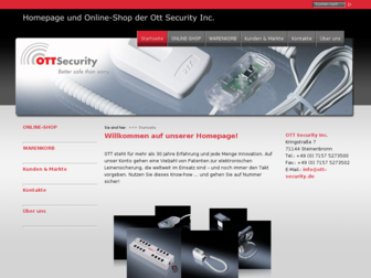 ott-security.de website preview