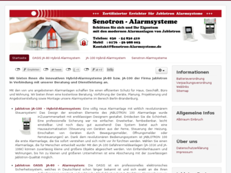 jablotron-alarmsysteme.de website preview