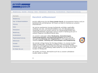 armin-paech.de website preview