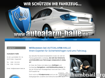autoalarm-halle.de website preview