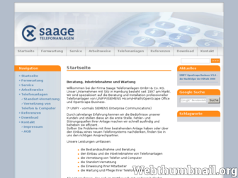 saage.de website preview