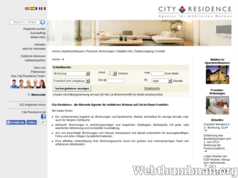 city-residence.de website preview
