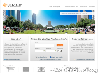 gloveler.de website preview