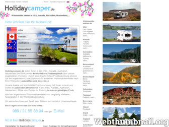 holidaycamper.de website preview