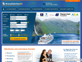 kreuzfahrten24.today website preview