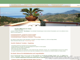 villa-albarosa.com website preview