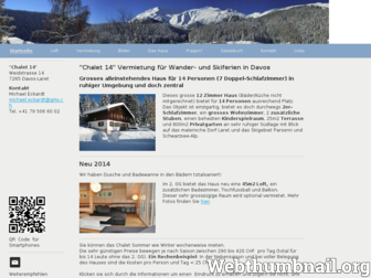 chalet-14-davos.ch website preview