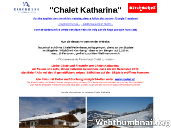 chalet-katharina.at website preview