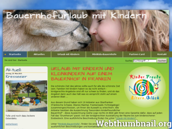 minikids-bauernhofurlaub.de website preview