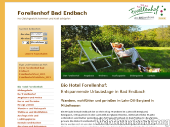 biohotel-forellenhof.de website preview