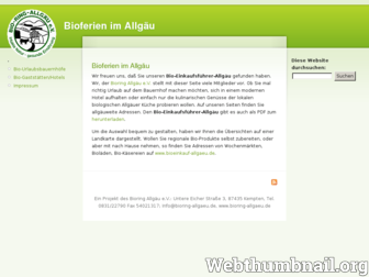 bioferien-allgaeu.de website preview