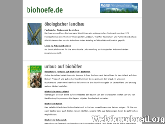 biohoefe.de website preview