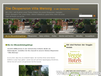 villa-weissig.de website preview