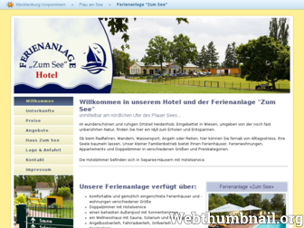 ferienanlage-zum-see.de website preview