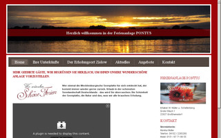 pontus-plauersee.de website preview