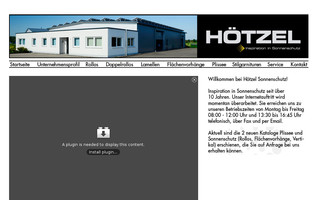 hoetzel-sonnenschutz.de website preview