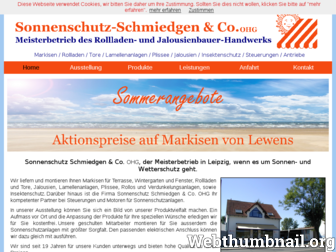 sonnenschutz-schmiedgen.de website preview