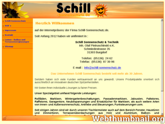 schill-sonnenschutz.de website preview