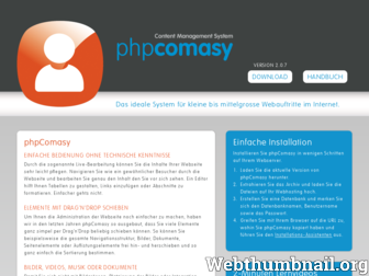 phpcomasy.com website preview