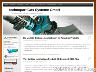 cms.technopart.de website preview