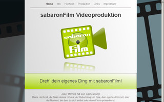 sabaron-film.de website preview