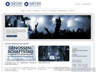 adcom-md.de website preview