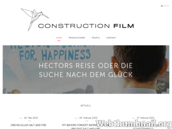 constructionfilm.de website preview