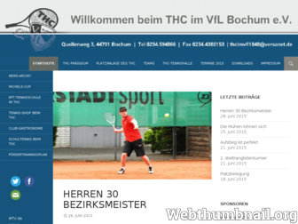 vflbochum-tennis.de website preview