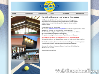 tennis-hinkelmann.de website preview