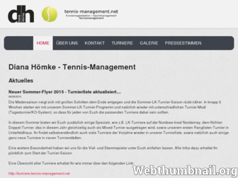 tennis-management.net website preview