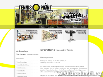 tennis-point-hamburg.de website preview