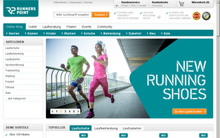 runnerspoint.com website preview