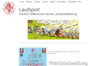laufsport.tsherzogenaurach.de website preview