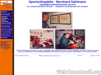 sportorthopaedie-dahlmann.de website preview