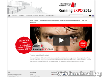 running-expo.de website preview