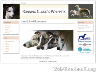 running-clouds.de website preview
