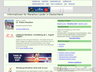 marathon.de website preview