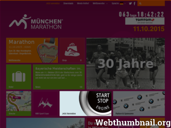 muenchenmarathon.de website preview