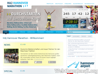 marathon-hannover.de website preview
