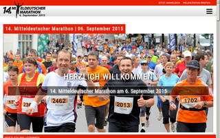 mitteldeutscher-marathon.de website preview