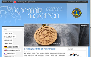 marathon-chemnitz.de website preview