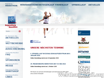 regensburg-marathon.de website preview